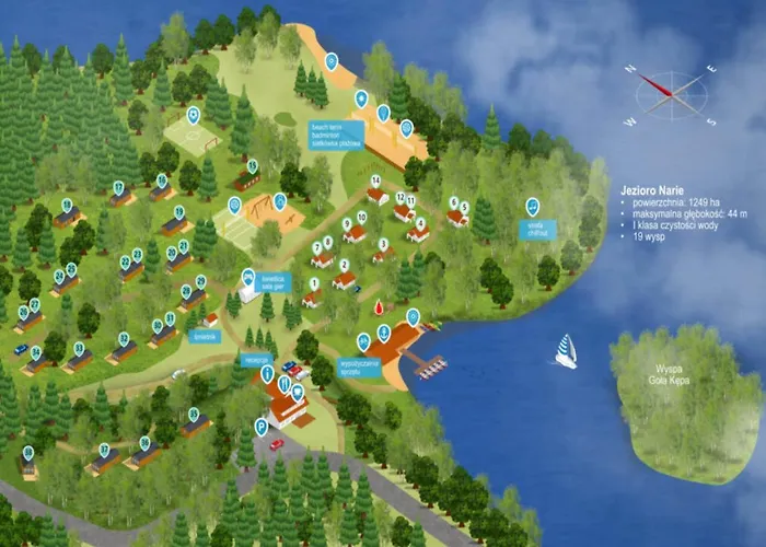 Przystań Narie Ośrodek wypoczynkowy Kretowiny